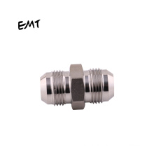 Factory price JIC male thread nipple 304/316 ss  straight flare fittings transition joint